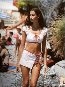 Atlantic Beach | Beachwear Dots Wrap Dress Bikini Skirt