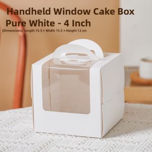 Windowed Mousse Cake Box for Birthday