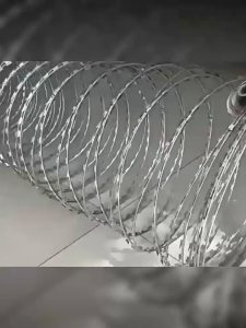 Razor / Concertina Barbed Wire (Cross Type with Clips) - 450mm 700mm(Roll Type)