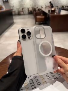 PsDs IDM Jiansha Matte Strong Magnetic Drop-Proof Phone Cover Case iPhone 16 Pro Max 15 14 Plus
