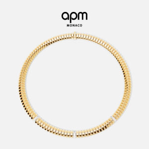 Golden Irregular Wide Fashion Necklace
