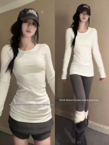 SUHUIQIAN | High-quality Warmth Long-sleeved Top Autumn Winter