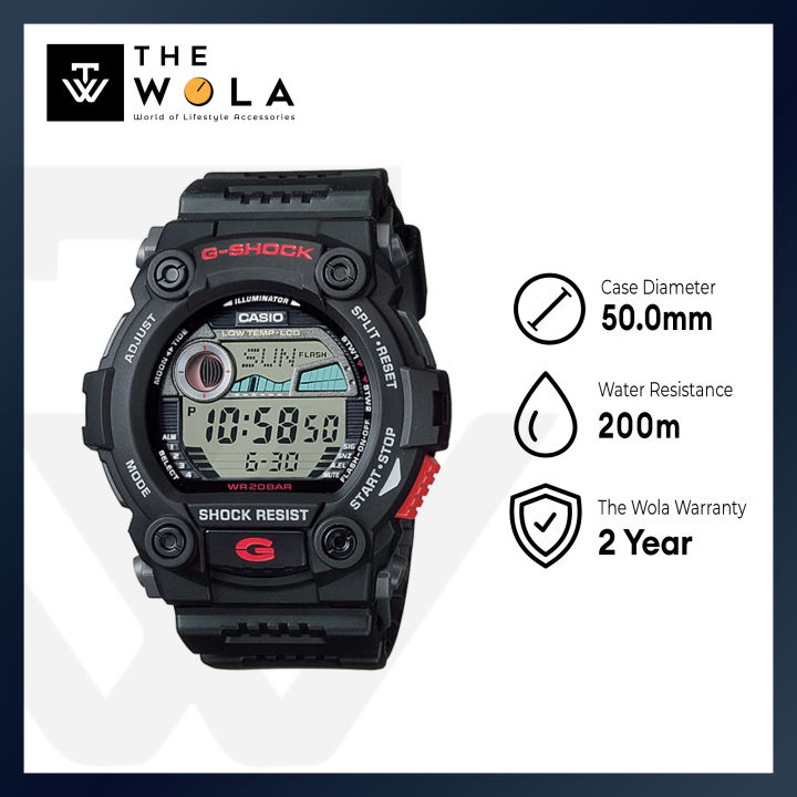 100 Original G Shock Casio G Shock Men s Digital G 7900 1 Black Resin Band Sport Watch watch for man jam tangan lelaki g shock watch for men g shock watch men watch Lazada