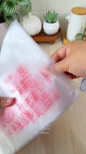 Plastik Segitiga Buttercream Piping Bag Kantong Adonan 1 Pack isi 100 Lembar Import