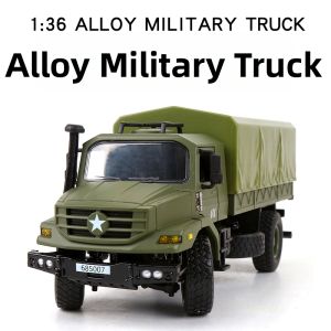 Steering Shock Absorption Military Cargo Truck Model 1:36
