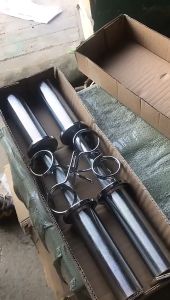 Bộ 2 đòn tạ tay dài 50cm phi 50 hàng nhập khẩu cao cấp ( dùng tạ cao su)