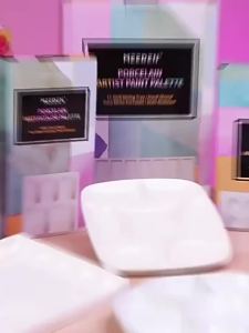 33holes Watercolor Ceramic Palette Portable Professional Art Painting Watercolor/Chinese Painting/gouache Acrylic Paint Tool