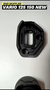 Click 125i/150i End Muffler Tip Cover VARIO 125 150 ABS Plastic 6D Carbon Fiber Exhaust Funnel