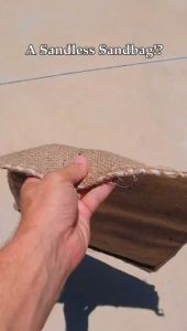 Flood Bag Water Barrier Lightweight and Reusable: The Sand-Free Flood Control Barrier Can Absorb Water - 60*40cm