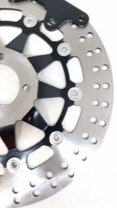 Disc piringan cakram lebar bulat black RX King 300 mm MODEL TZM