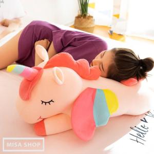 GẤU BÔNG KÌ LÂN MINISO THÚ BÔNG UNICORN NGỰA PONY CAO CẤP MỀM MỊN CHO BÉ