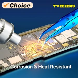 MECHANIC | MECHANIC Aac-15 A Level Lengthening Tweezers Corrosion & Heat Resistant for Phone Repair Flying Wire Spot Welding Clip Tool
