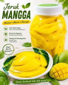 Jeruk Kuning Thai 1kg 500g - Jeruk Mangga Kedondong Anggur Cermai Bidara - pickle - Fruits