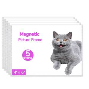 5/10 PCS Magnetic Picture Frames Application to Glass Smooth Wood Marble Fridge White Board