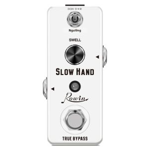 Rowin LEF-3805 Slow Hand Digital Guitar Effect Pedal Kích Thước Nhỏ True Bypass Điện Ambidextrous Ture Bypass Full Metal Case