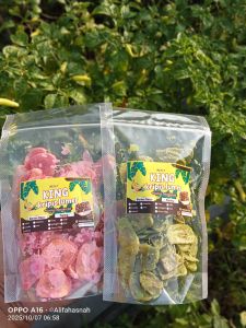 keripik pisang lumer varian rasa