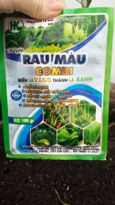 RAU MÀU COMBI - CHUYÊN DÙNG CHO CÂY RAU MÀU- ĐẨM TƯỢT/ĐÂM CHỒI/MƯỚT LÁ/MẬP CÂY/NỞ CỘNG/NẶNG KÝ/100GR