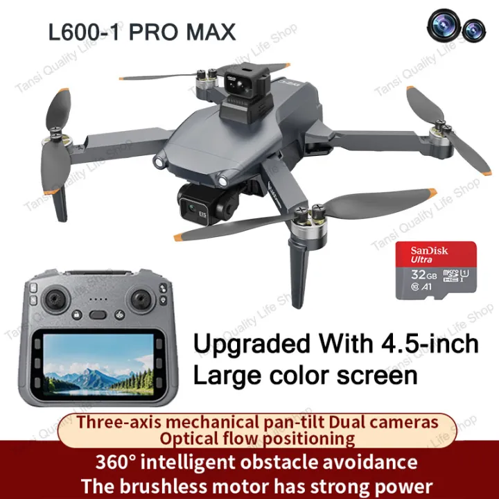 L600-1 PRO MAX GPS Drone - 5KM 4K Professional HD Dual Camera 360° Las –  RCDrone LYZRC L600Pro RCドローン障害物回避クワッドコプターL600 ProブラシレスUAVメインボードレシーバー用