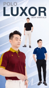 Áo Polo Thể Thao Có Cổ Luxor Nhiều Màu SắcThoáng Khí Thấm Hút Mồ Hôi Nhanh Khô