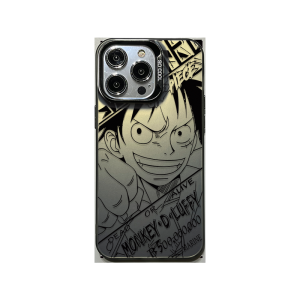 Apple 17 Phone Case Line Art Laser Cut Mens Womens One Piece Luffy Sanji High End Fashion Acrylic Protective Cover