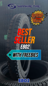 SAPPHIRE TIRE E802 HYPER (6PR) - HEAVY DUTY/TRICYCLE  BARAKO TMX YTX CT150 SUPREMO "TIRE SIZE 161718"