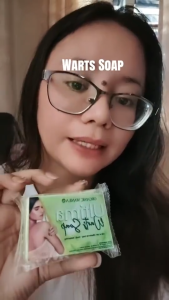 Effective Warts Soap Natural Herbal Body Soap Botanical Skin Cleansing Bar Gentle Daily Face Hand Body Care Fresh Green Scent Moisturizing Refreshing Organic Manila Herbal Dody Soap Natural Soap Botanical Soap Cleansing Bar Body Cleansing Soap