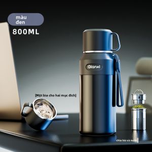 GIANXI | Bình Nước Dung Lượng Lớn Cách Nhiệt cho Nam 316 Thép Không Gỉ Pha Trà