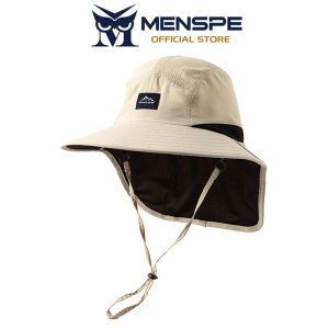 MENSPE Sun Cap Large Shawl Beach Hat Sun-proof Hat Casual Sun Hats Portable Fisherman Cap Large Brim Cap Sun Protection Cap UV Protection Hats for Summer Outdoor Travel