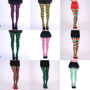 Quần Tất Sọc Văn Với Nhiều Màu Sắc Cùng Chất Vải Mềm Mại Tha Hồ Chị Em Lựa Chọn Để Phối Đồ Cực Xinh