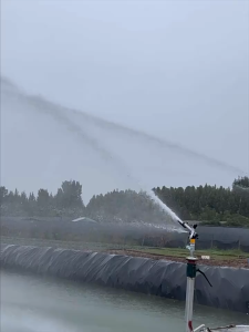 สปริงเกอร์อิมแพค สปริงเกอร์ 360องศา 30-60 เมตร ฉีดน้ำระยะไกล 1 นิ้ว/1.5 นิ้ว พร้อมขาตั้ง