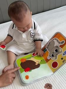 QU RAN | Silent Tearable Cloth Book Teether Quiet Educational Toy