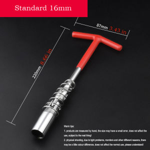 14/16/21mm T-type Spark Plug Socket Wrench With 360 Degree Swivel Head Universal Joint for Car Motorcycle Repair Hand Tools
