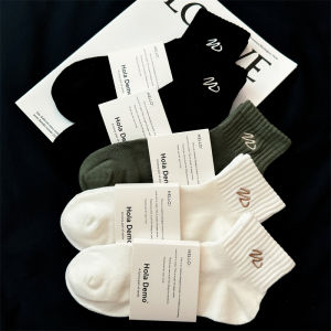 Pure Cotton Breathable Mens Socks Thin Summer Sports Socks Absorb Sweat Odor Control Short Socks for Active Men