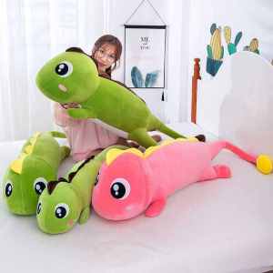 Gấu bông Khủng long đuôi tim Khủng long mắt lồi size 1m--1m6 vải Miniso cao cấp lông mịn