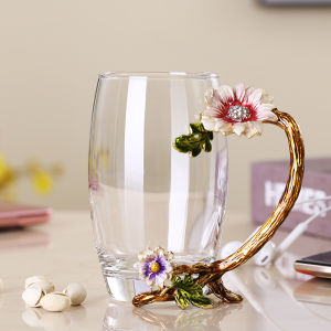 FLOWER MOO | High-end Office Mug for Women New Design With Lid