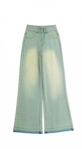 Ready Celana Jeans 8835-Ultra Baggy Celana Jeans Wanita Highwaist Kekinian