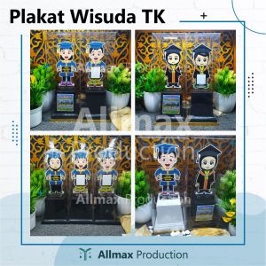 Souvenir Wisuda Paud/TK Bahan Akrilik - ALLMAX PRODUCTION