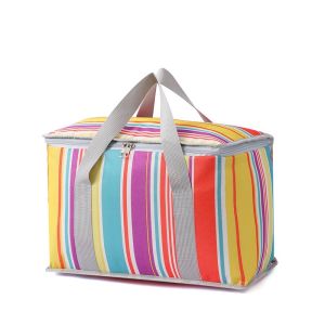 HSHOP Travel-Friendly Plaid Picnic Lunch Bag with Enhanced Insulation B00