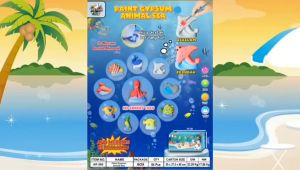 IST Mainan Mewarnai Paint Gypsum Sea 10pc AR850