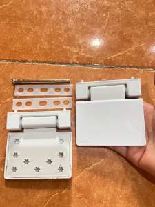 bản lề 1D cửa nhựa lõi thép bản lề lá 9 lỗ cửa nhựa