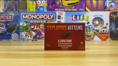 Exploding Kittens Card Board Game บอร์ดเกม (ภาษาอังกฤษ) For Family Party Game