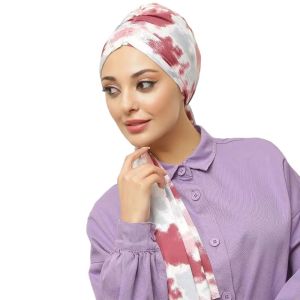 Fashionablestyle Women Motive Force Print Instant Turban Hijab Scarf