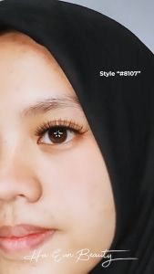 Bulu Mata Tanpa Lem Langsung Tempel Sudah Ada Perekatnya Haeun Beauty NG 8107 100% Human Hair