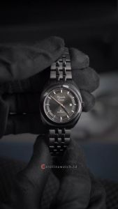 Jam Tangan Wanita Alexandre Christie Classic AC 8702 LDBIPDG Black Dial Black Stainless Steel Strap