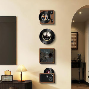 Retro Record Wall Mural Television Background