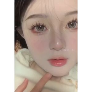 SOFTLENS BUBBLE PRISM GREY 15MM BIG LENS BY PINKIN - normal minus