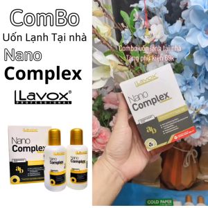 Thuốc Uốn Lạnh Lavox Nano Complex 100ml x 2 (Dạng Nước) - Cặp 2 Chai (AB) Uốn Lạnh tại nhà  Hàng chính hãng Công Ty.