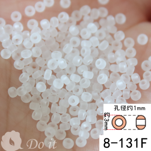 ลูกปัดกลม 131F ลูกปัดใส ด้าน ขนาด 1.5/2/3 มม. อุปกรณ์ทำเครื่องประดับ DIY ลูกปัดไข่มุก Miyuki อุปกรณ์งานฝีมือ