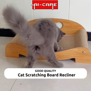 Cat Scratcher Board Cat Sofa Bed U Shape Scratch Board Corrugated Scratching Board Pad Cat Toy Papan Calar Kucing