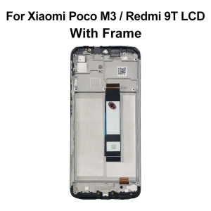 AAA+ 6.53" IPS Redmi 9T For Xiaomi Poco M3 Display Touch Screen Digitizer For M2010J19CG M2010J19CI LCD Replacement Parts